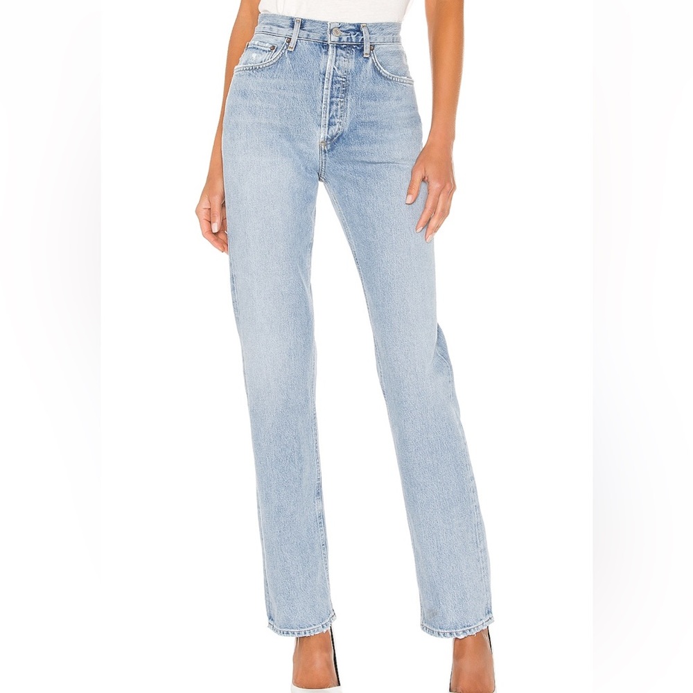 Agolde Lana Straight High Rise Jeans